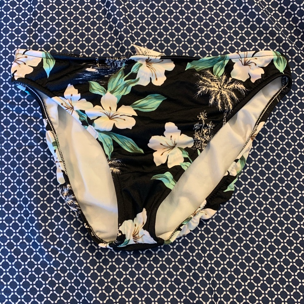 Tropical Print Bikini Bottoms